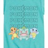 Girls' - Pokémon - Charmander Bulbasaur Charmander Pastel Starters Fitted Short Sleeve Graphic T-Shirt - 2 of 4
