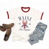Simply Sage Market Women's Maine New England Short Sleeve Ringer Tee - 2 of 3