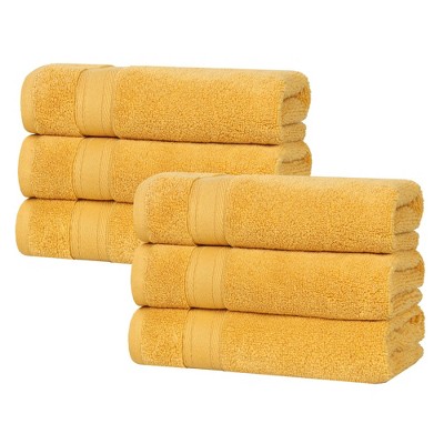 Classic Zero Twist Cotton Medium Weight Ultra-Soft Absorbent Towel Set by Blue Nile Mills