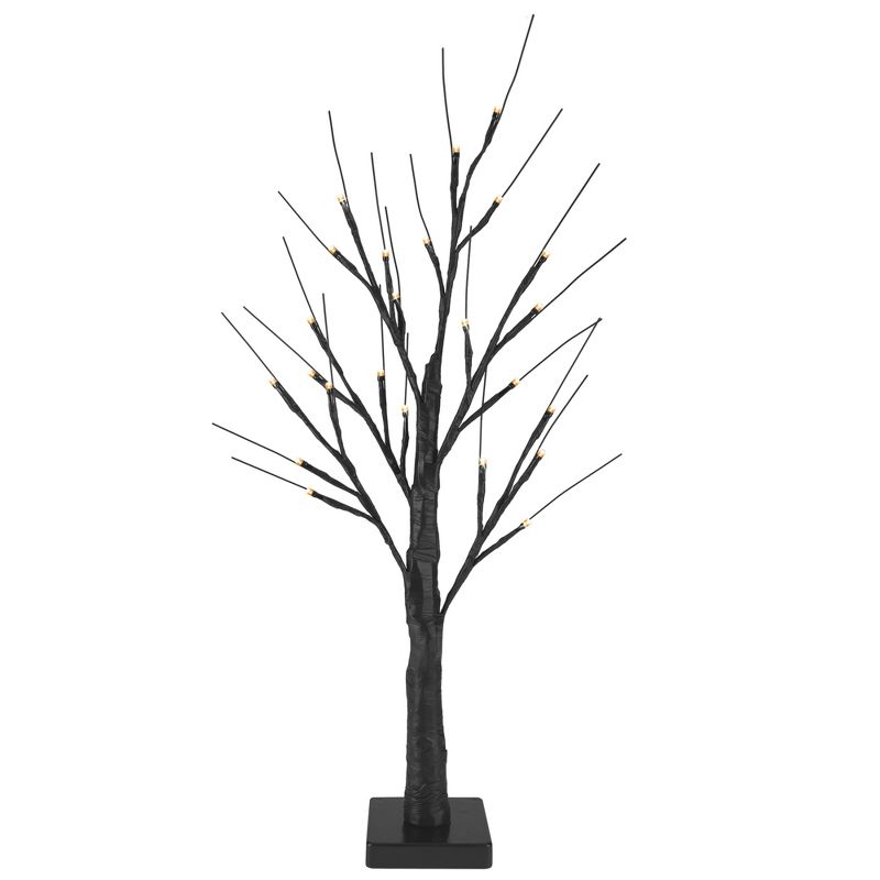 Northlight 24" LED Lighted Brown Christmas Twig Tree - Warm White Lights, 1 of 8