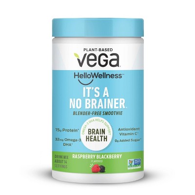 Vega It's A No Brainer Protein Powder - Raspberry Blackberry - 13.6oz