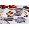 Ello 4pc 2c Glass Refresh Round Food Storage Container Set - 2 of 4