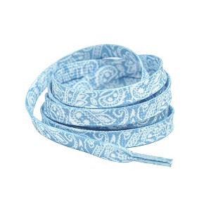 INSPIRE CHIC Paisley Flat Shoe Laces for Sneakers 1 Pair - 1 of 4