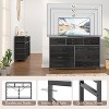10-Drawer Dual-Purpose Dresser & TV Stand – Entertainment Center for 55" TVs, Storage Organizer for Bedroom/Living Room/Entryway - 3 of 4