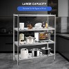 Stainless Steel Shelves, Heavy Duty Adjustable Shelf Unit with Adjustable Height and Vent Holes for Kitchen - 4 of 4