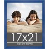 PosterPalooza | Classic Modern Blue Picture Frame - UV Acrylic, Foam Board Backing, Hanging Hardware - 2 of 4