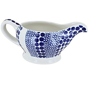 Blue Rose Polish Pottery 1258 Zaklady Gravy Boat - 1 of 1