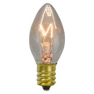 Northlight Set of 4 C7 Incandescent Clear Twinkle Replacement Bulbs - 2" - 1 of 3