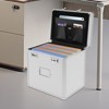 YIYIBYUS Locking File Storage Chest, Letter/Legal File Storage, 13.8*10*13.4inch, Silver - 2 of 4