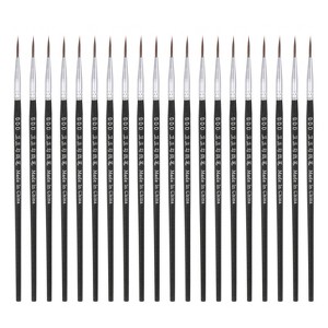 Unique Bargains Detail Nylon Painting Brush 50 Pcs - 1 of 4
