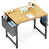 Sevobal Desks Game Computer Desk, Home Office Modern Modern Simple Design PC Table For Youth Student Adult, Beige, 55.1"*19.7"*29.8" - 3 of 4