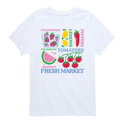 Boys' - Instant Message - Summer Fresh Market Short Sleeve Graphic T-Shirt