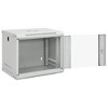 Aghana Digitals 9U Wall-Mountable Network Cabinet with Lockable Glass Door, IP20, 19" Standard, - 2 of 4