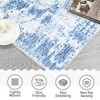 COZONY Modern Abstract Area Rug with Non-Slip Backing, Stain Resistant Low Pile Carpet for Bedroom and Home Office - 2 of 4