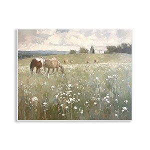 Stupell Industries Horses in Pasture, 14" x 11" - 1 of 4