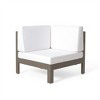 Infurnic Patio Seating Sets Modern Outdoor Furniture Set Featuring Unique Design,Perfect for Gardens, Living Spaces, White, 88.5"*30.25"*26.5" - 3 of 4