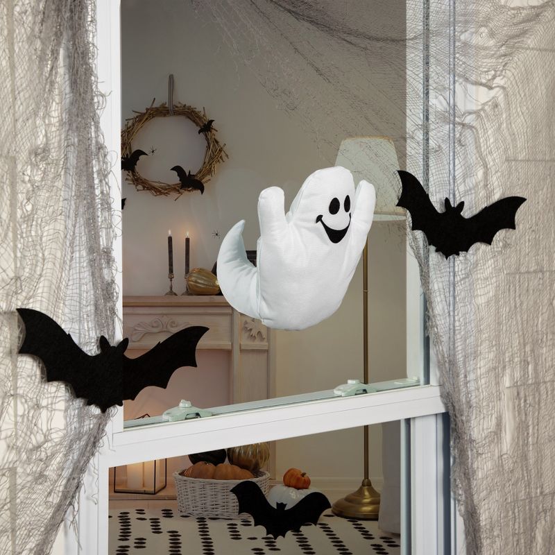 Northlight 10" Ghastly Ghost 3-D Halloween Window Decoration, 2 of 7