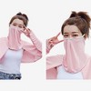 Anna-Kaci Women's Lightweight Face Cover Scarf with Ear Loops - 3 of 4
