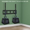 Mount-It! Heavy-Duty Tilt TV Wall Mount For Up to 90 in. Screens, 220 Lbs. Weight Capacity, Black - 3 of 4