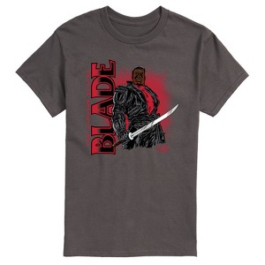 Men's - Marvel - Blade With Logo Short Sleeve Graphic T-Shirt - 1 of 4