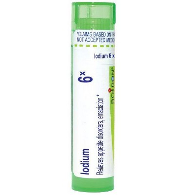 Iodium 6X by Boiron Homeopathic Single Medicine For Digestive  -  80 Pellet