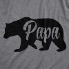 Mens Papa Bear Funny Shirts for Dads Gift Idea Humor Novelty Tees Family T shirt - Crazy Dog Men's T Shirt - 2 of 4