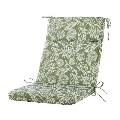 ARTPLAN Outdoor Chair Cushion,Seat & High Back Adirondack Rocking Wicker Chair Lawn Foam Cushion for Patio Furniture,45.5"x21"x3"