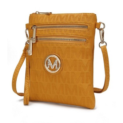 MKF Collection Andrea Milan M Signature Crossbody Bag by Mia K