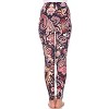 Women's One Size Fits Most Printed Leggings - One Size Fits Most - White Mark - 3 of 3