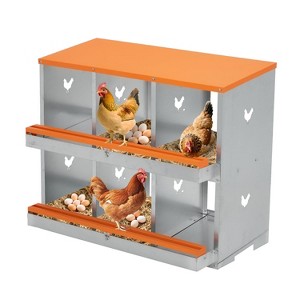 Chicken Nesting Box,Nesting Boxes for Chickens, Chicken Laying Boxes to Protect Eggs, Easy to Clean and Install - 1 of 4