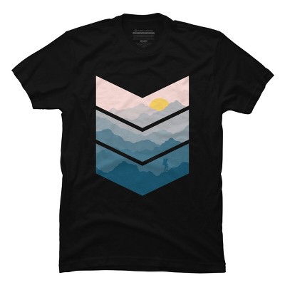 Men's Design By Humans hiking By hkartist T-Shirt
