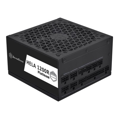 SilverStone Technology  ATX 3.0 1200W PSU, 100A +12V, Silent 135mm Fan, Platinum, 12+4 Pin 12VHPWR, Dual CPU, 6x 6+2 Pin