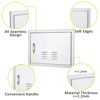 24" W x 17" H Stainless Steel Outdoor Kitchen Doors, Flush Mount BBQ Access Panel - 4 of 4