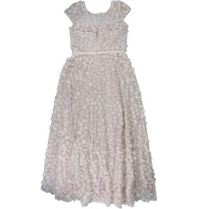 XSCAPE Womens Flower Embellished Gown Fit & Flare Dress - 1 of 2