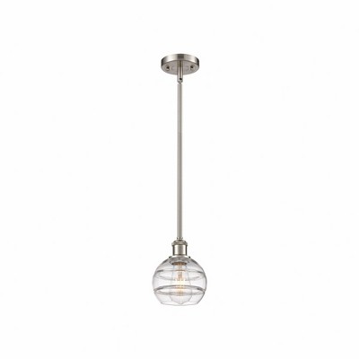 Rochester - 1 Light Stem Hung Mini Pendant In Industrial Style-7.88 Inches Tall and 5.88 Inches Wide
