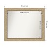 Amanti Art Astor Champagne Non-Beveled Bathroom Wall Mirror - image 4 of 4