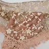 Anna-Kaci Lightweight Lace Floral Head Scarf Fringe Triangular Shawl Scarf Wrap Bandana for Women - 4 of 4