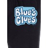 Nickelodeon Mens' Blue's Clues Logo Sleep Pajama Pants Black - 3 of 3