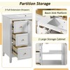 Mshliw 36 Inch Bathroom Vanity with Ceramic Sink, Freestanding Bathroom Storage Cabinet with 2 Soft Close Doors and 3 Drawers, Solid Wood Frame - 3 of 4