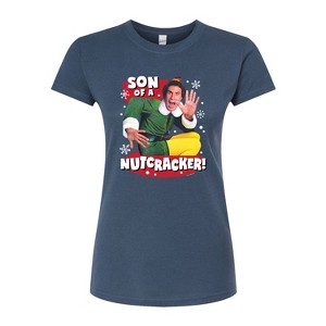 Women's - ELF - Christmas Son Of A Nutcracker Juniors Fitted Graphic T-Shirt - 1 of 3