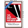 Trends International Alfred Hitchcock - The Man Who Knew Too Much (1954) Framed Wall Poster Prints - 3 of 4