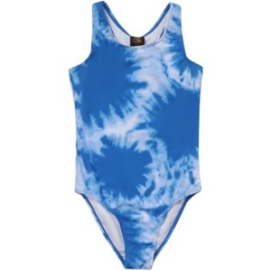 Girls’ One Piece Swimsuit – UPF 50+, Adjustable Straps, Chlorine-Resistant, Full Coverage, Sizes 2T–16 - 1 of 2