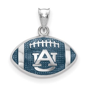 Black Bow Jewelry Sterling Silver Auburn Tigers NCAA Small Pendant - 1 of 3