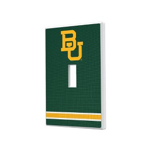 NCAA Big 12 Universities Stripe Hidden-Screw Light Switch Plate for Single Toggle - 1 of 4
