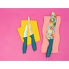 Dura Culina® Artistic Edge 3-Piece Printed Kitchen Knife Set with Blade Guards - Tropical - 2 of 4