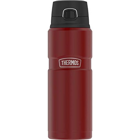 Thermos SK4000MR4 24-Ounce Stainless King Vacuum-Insulated Stainless Steel Drink Bottle (Matte Red)