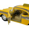 KiNSMART 1957 Chevy Bel Air Coupe Classic ?? Taxi Cab 5" 1:40 Scale Die Cast Metal Model Toy Car - 3 of 4