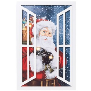 The Lakeside Collection Lighted Holiday Window Wall Art - 1 of 2