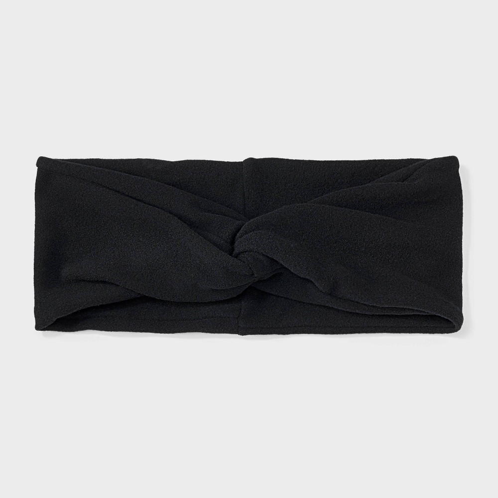 Suede Jersey Wide Headwrap - Universal Thread™ Black