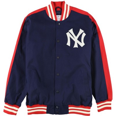 G-III Sports Mens New York Yankees Jacket, Blue, Large